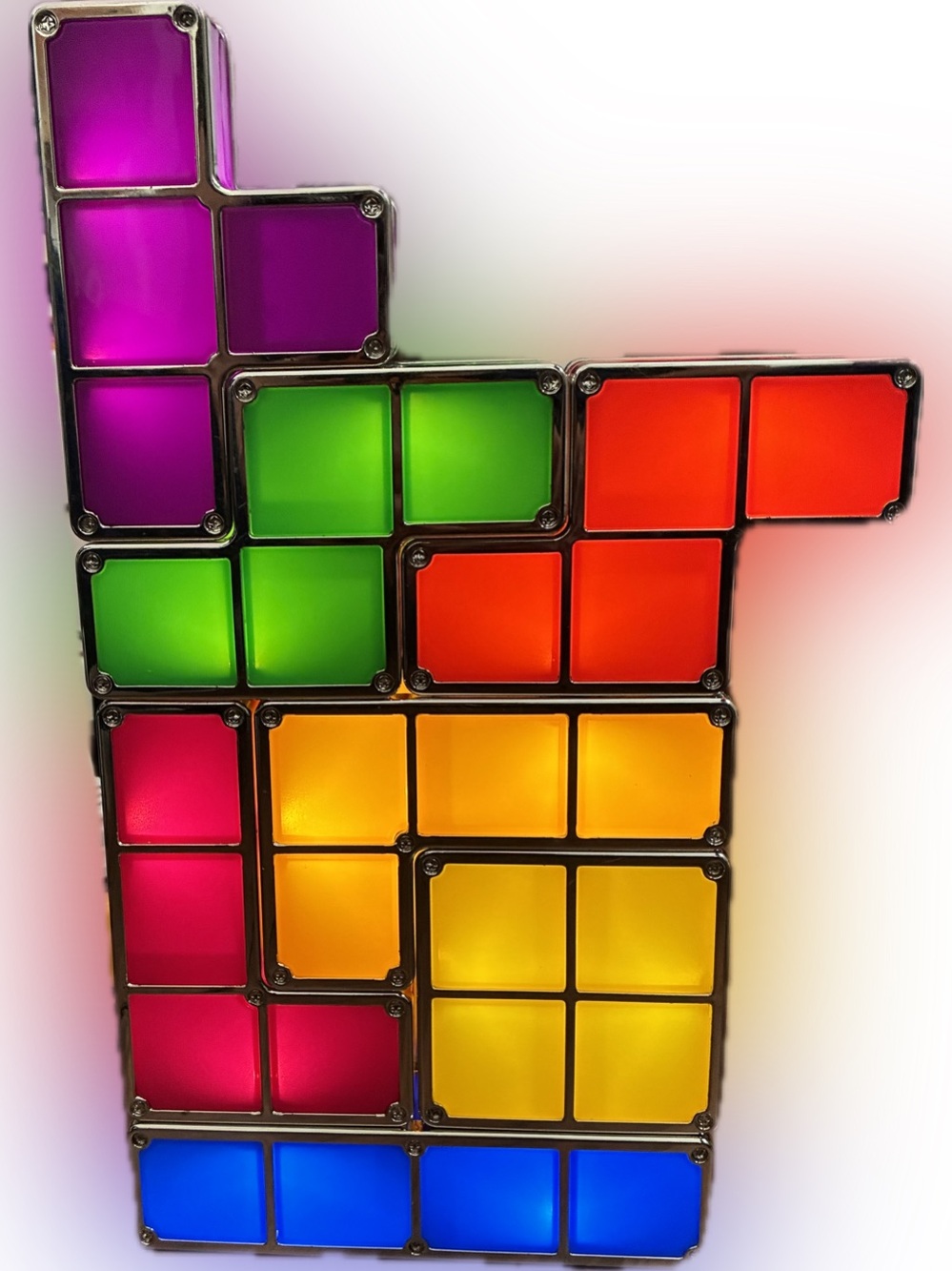 Colorful LED Tetris Wall Light - Multi Color